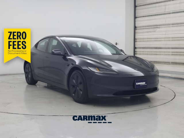 Gray 2025 Tesla Model 3 Sedan Rear-Wheel Drive Automatic