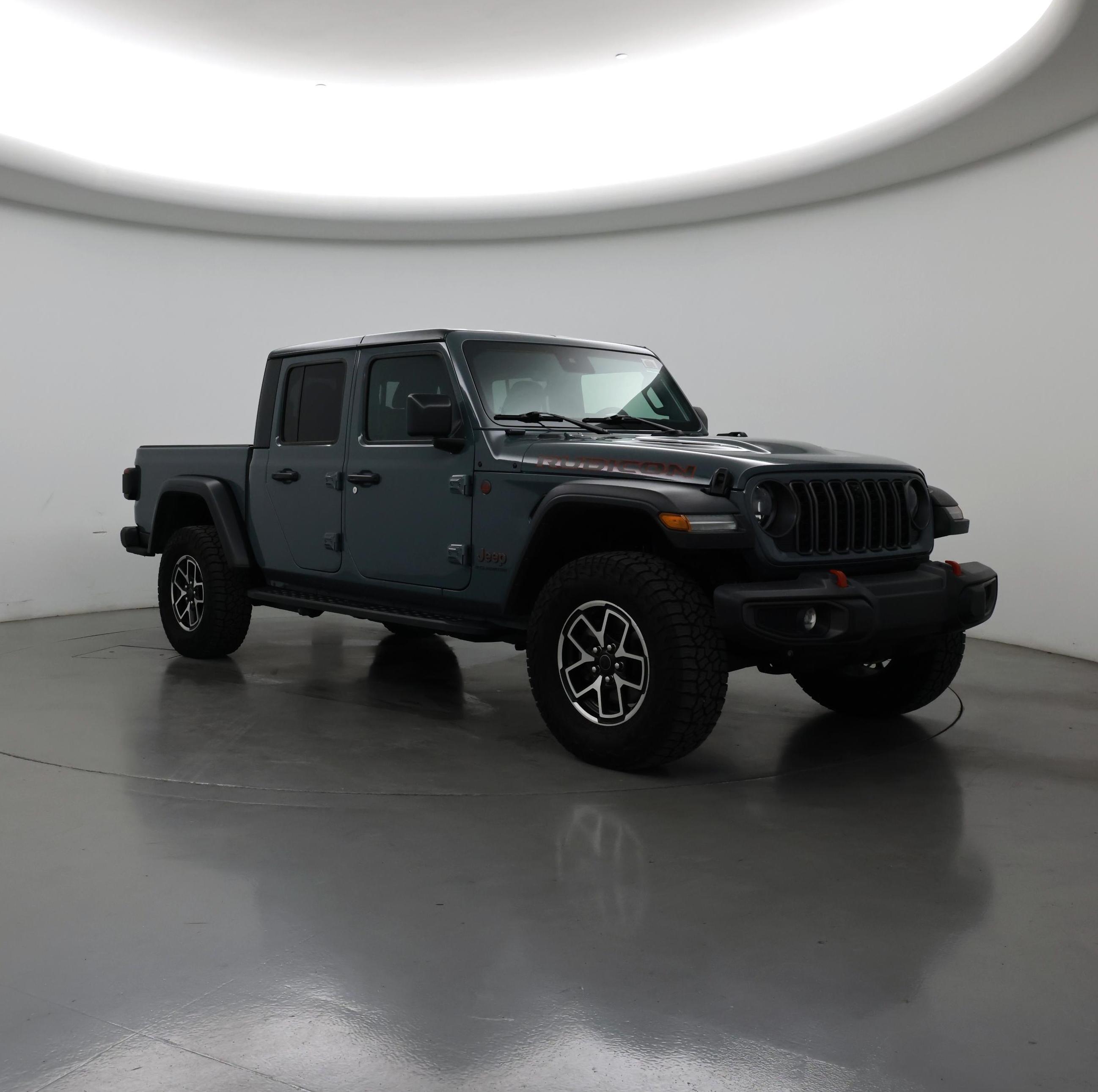 Gray 2025 Jeep Gladiator Pickup Truck Four-Wheel Drive Automatic