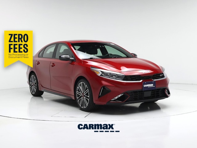 Red 2023 Kia Forte Sedan Front-Wheel Drive Automatic