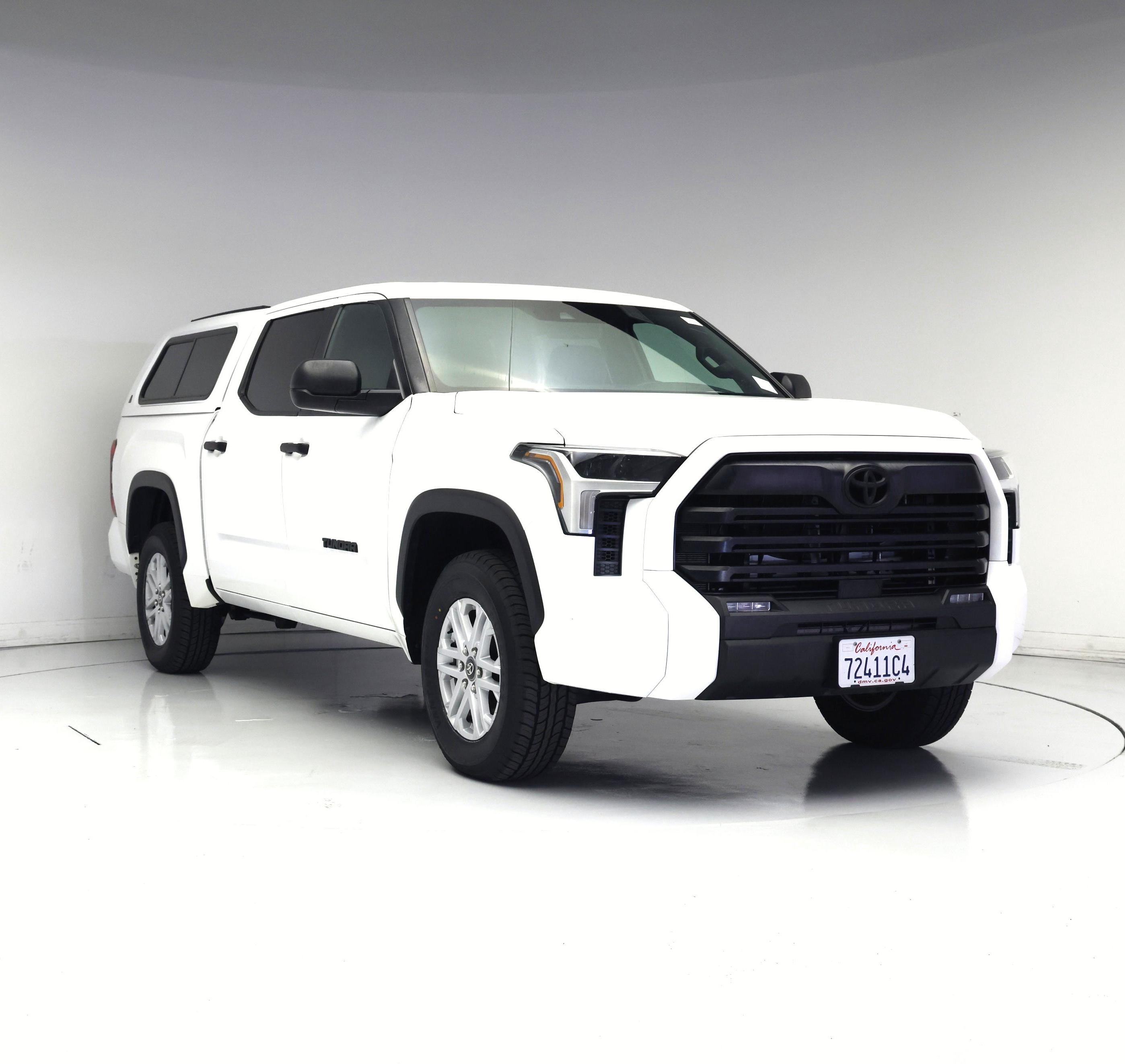 White 2025 Toyota Tundra Pickup Truck Four-Wheel Drive Automatic