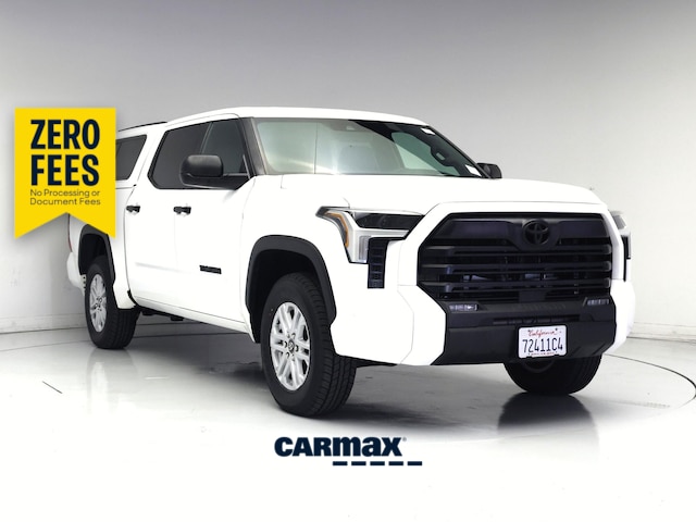 White 2025 Toyota Tundra Pickup Truck Four-Wheel Drive Automatic