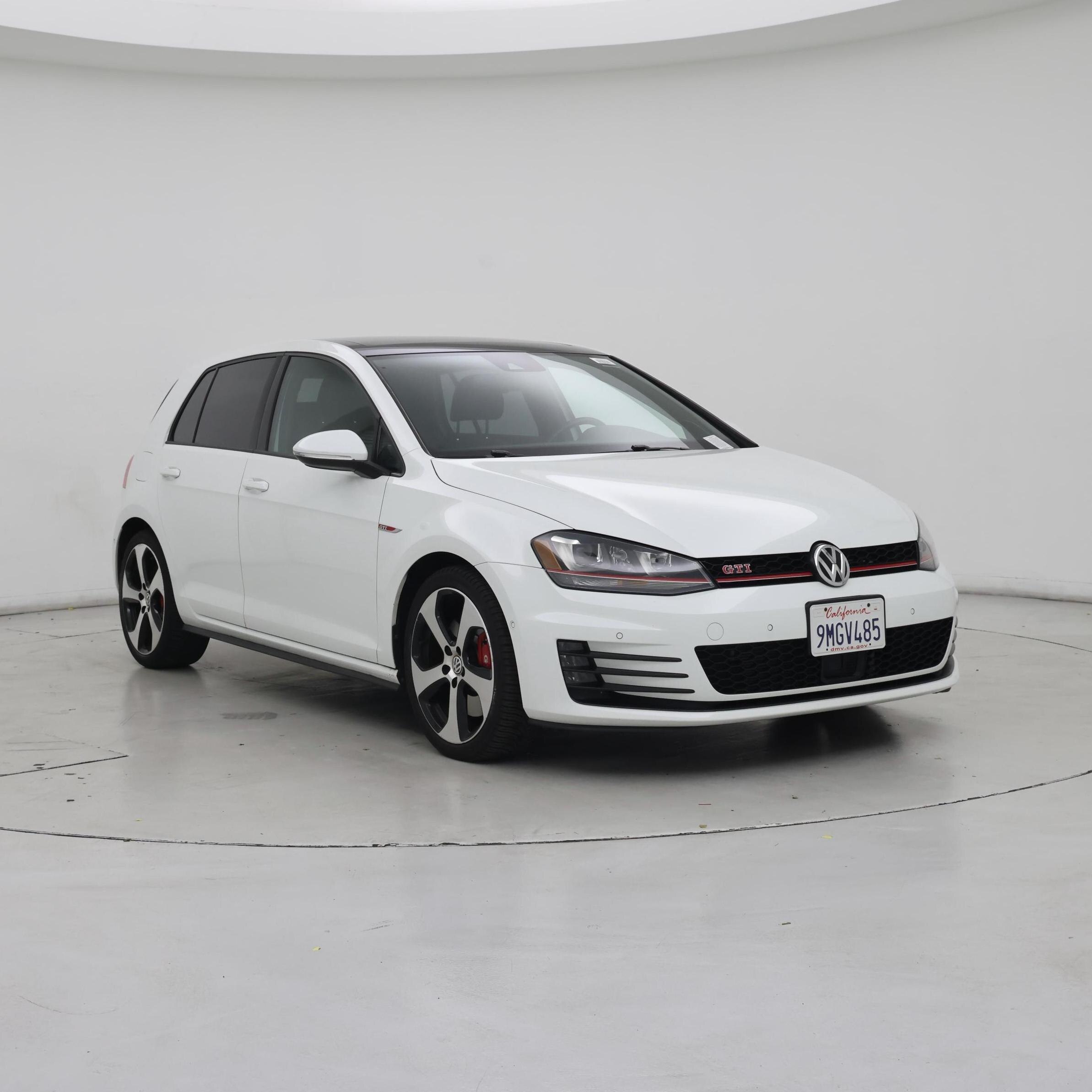 White 2016 Volkswagen Golf GTI Hatchback Front-Wheel Drive Automatic