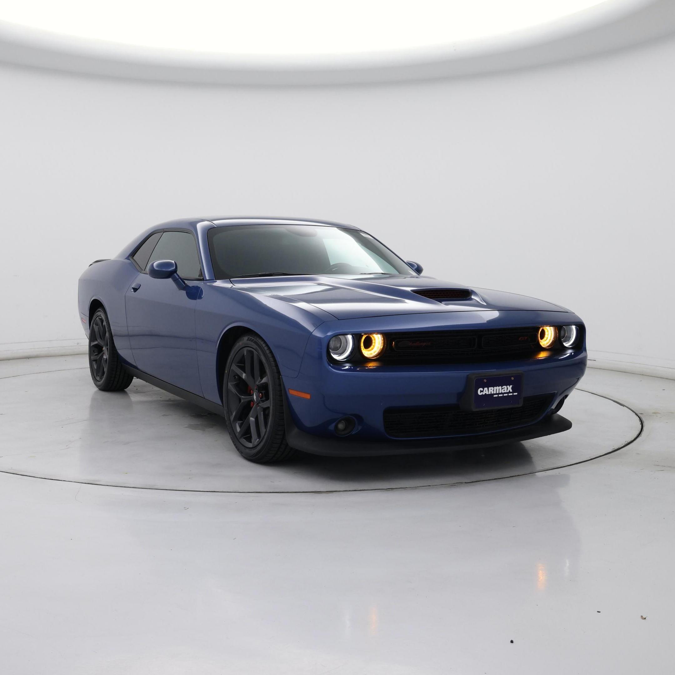 Blue 2022 Dodge Challenger Coupe Rear-Wheel Drive Automatic