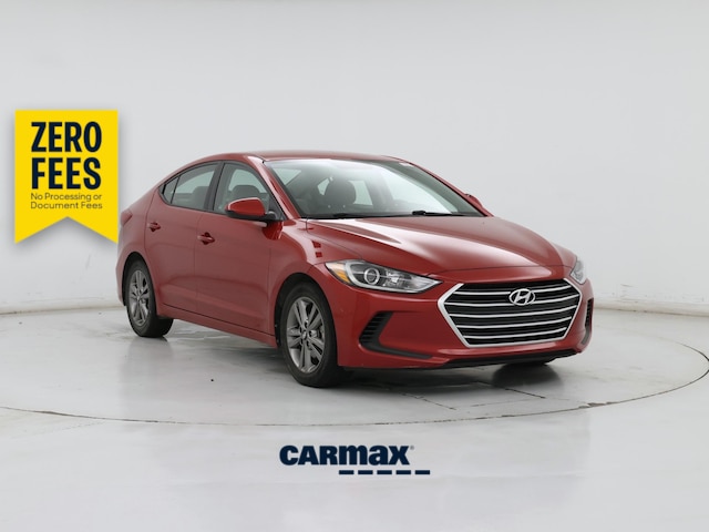 Red 2017 Hyundai Elantra Sedan Front-Wheel Drive Automatic