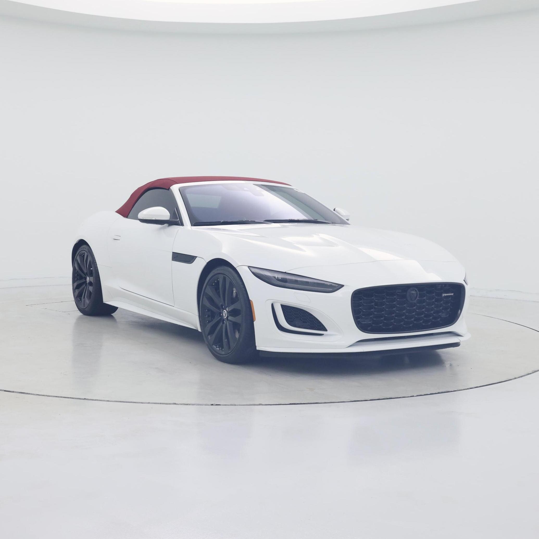 White 2024 Jaguar F-TYPE Convertible Rear-Wheel Drive Automatic