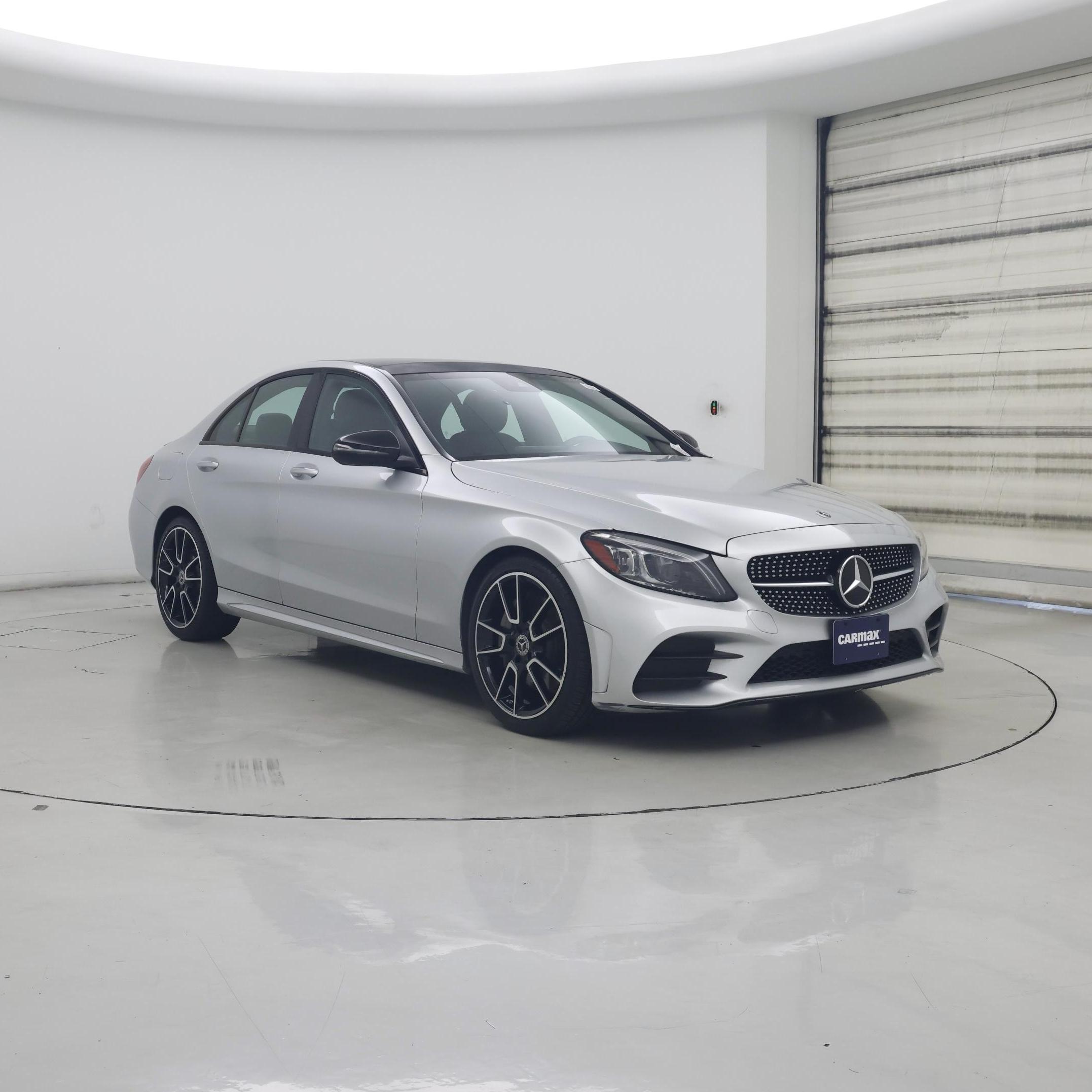 Silver 2020 Mercedes-Benz C-Class Sedan Rear-Wheel Drive Automatic