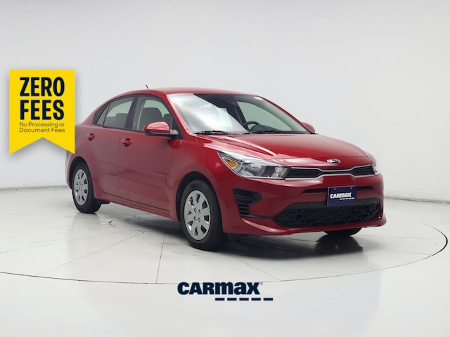 Red (Burgundy) 2021 Kia Rio Sedan Front-Wheel Drive Automatic