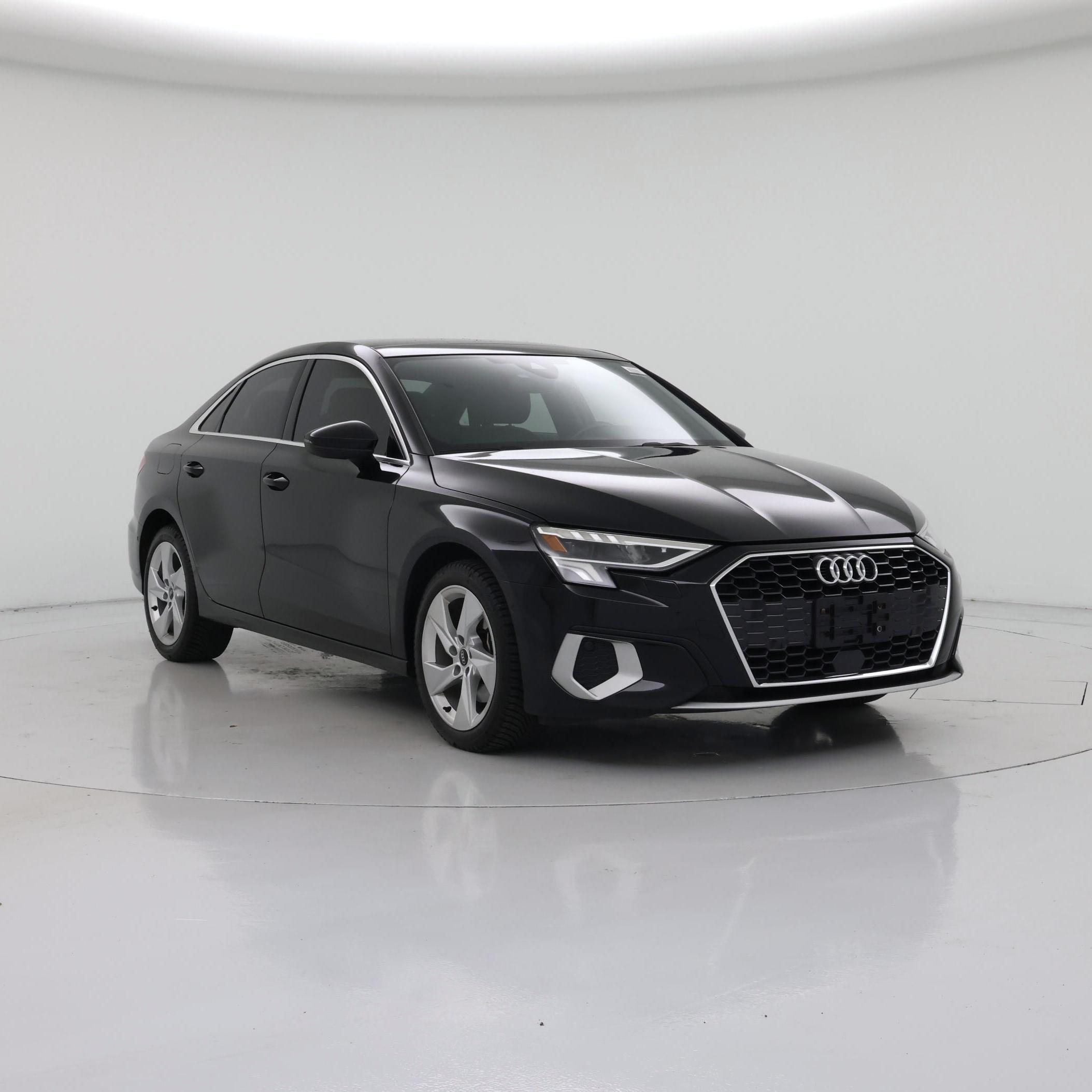 Black 2023 Audi A3 Sedan Front-Wheel Drive Automatic