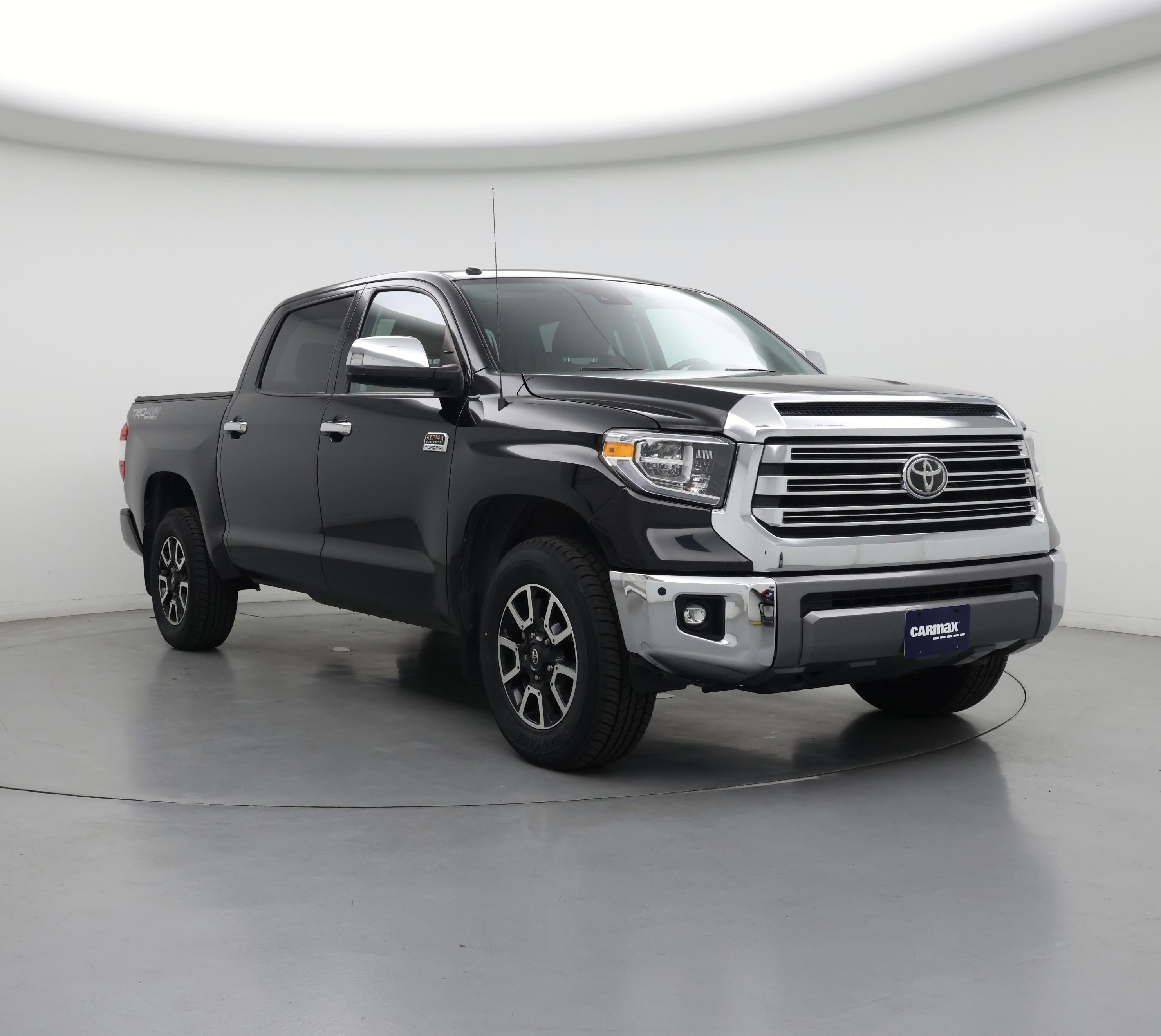 Black 2018 Toyota Tundra Pickup Truck Four-Wheel Drive Automatic