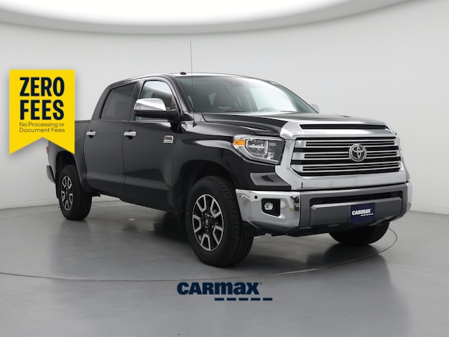 Black 2018 Toyota Tundra Pickup Truck Four-Wheel Drive Automatic