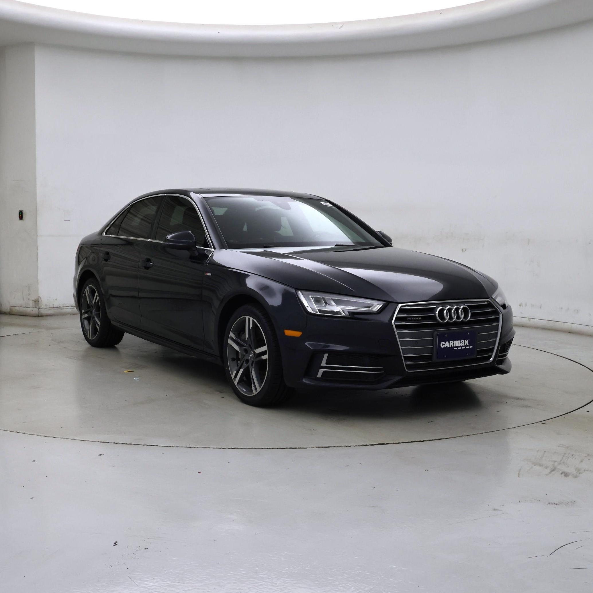 Blue 2018 Audi A4 Sedan All-Wheel Drive Automatic