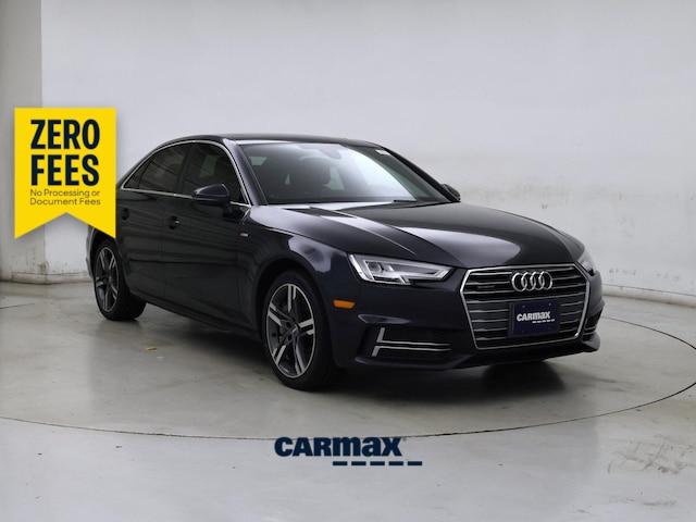 Blue 2018 Audi A4 Sedan All-Wheel Drive Automatic