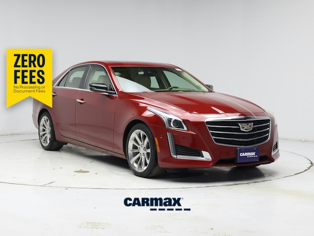 Red 2016 Cadillac CTS Sedan Rear-Wheel Drive Automatic