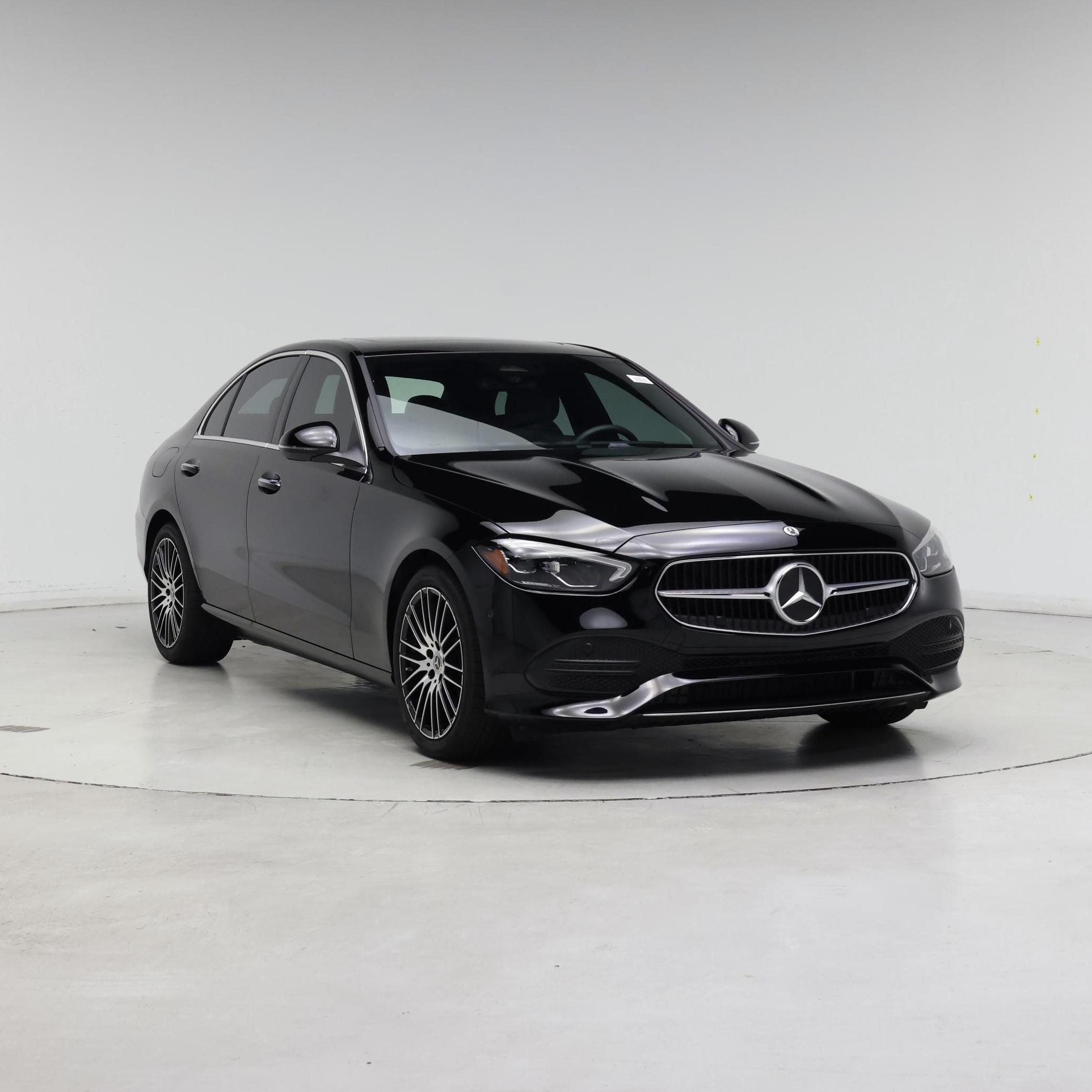 Black 2025 Mercedes-Benz C-Class Sedan Rear-Wheel Drive Automatic