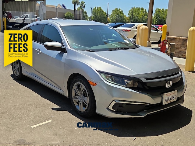 Silver 2021 Honda Civic Sedan Front-Wheel Drive Automatic