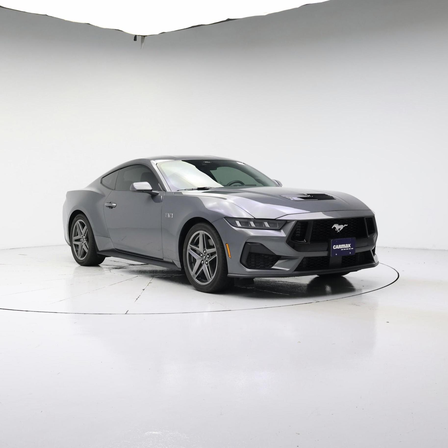 Gray 2025 Ford Mustang Coupe Rear-Wheel Drive Automatic