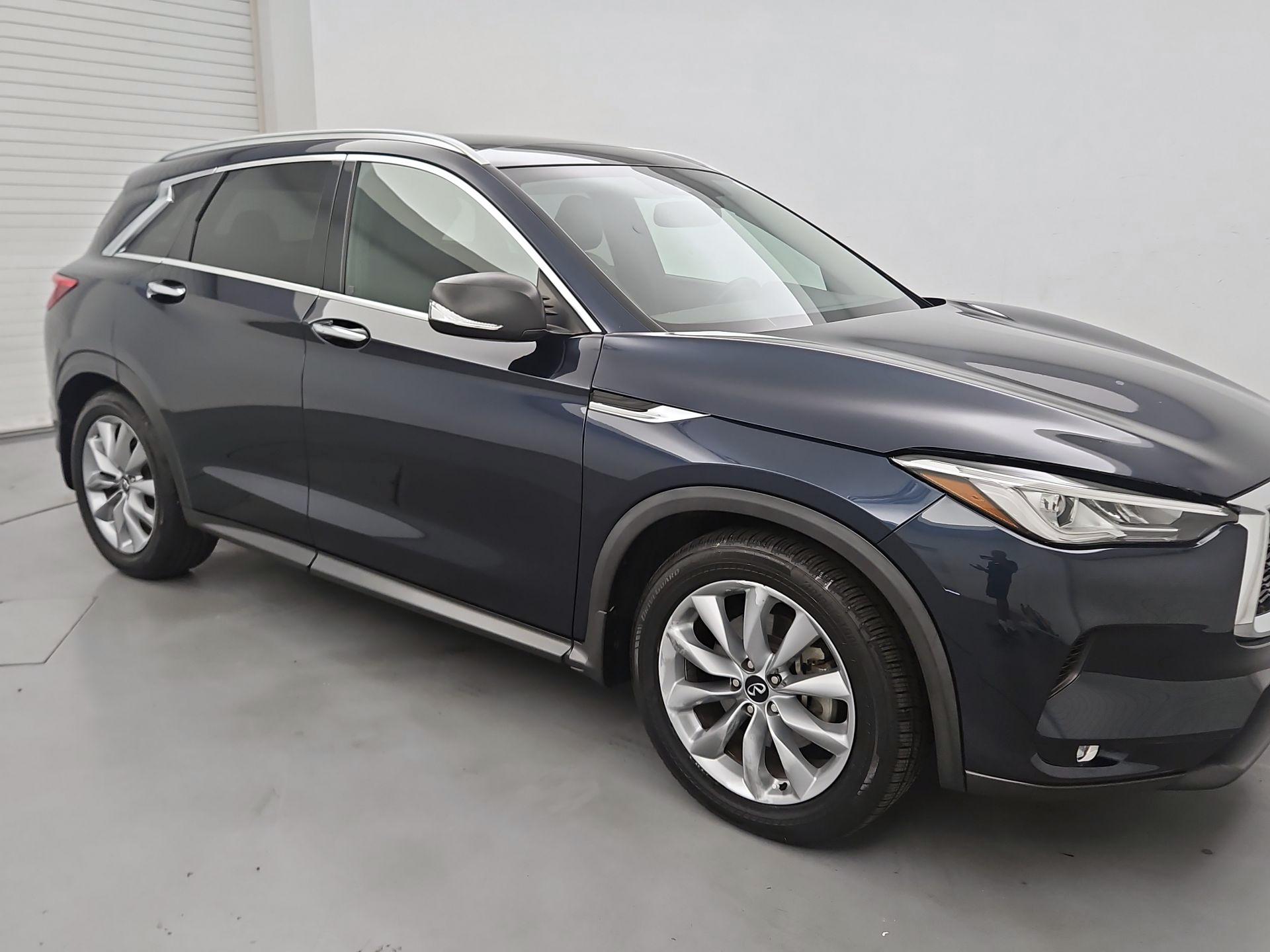 Blue 2020 INFINITI QX50 SUV / Crossover Front-Wheel Drive Automatic