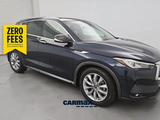 Blue 2020 INFINITI QX50 SUV / Crossover Front-Wheel Drive Automatic