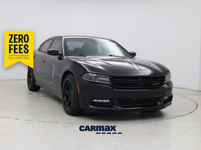 Black 2015 Dodge Charger Sedan Rear-Wheel Drive Automatic