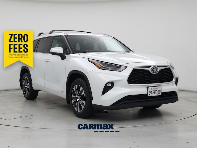White 2022 Toyota Highlander Hybrid SUV / Crossover All-Wheel Drive Automatic