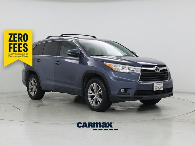 Blue 2015 Toyota Highlander SUV / Crossover Front-Wheel Drive Automatic