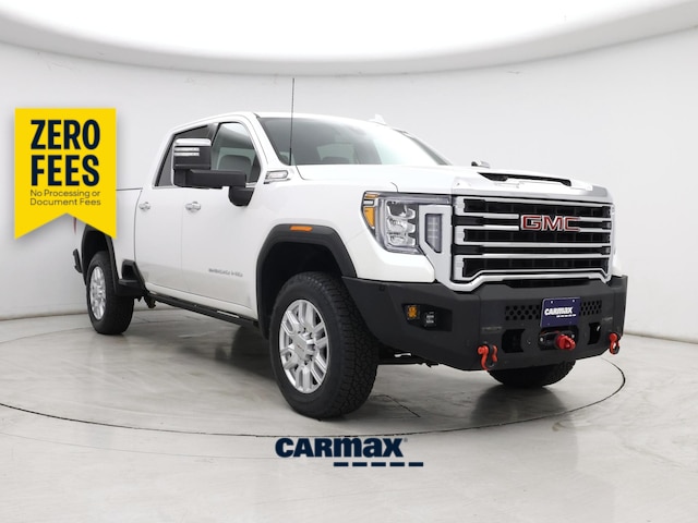 White 2022 GMC Sierra 2500HD Pickup Truck Four-Wheel Drive Automatic