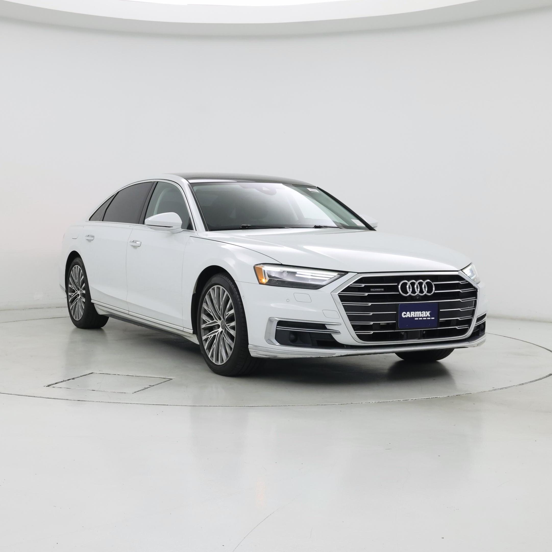 White 2019 Audi A8 Sedan All-Wheel Drive Automatic