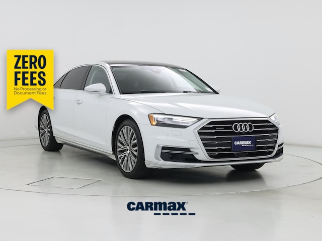 White 2019 Audi A8 Sedan All-Wheel Drive Automatic