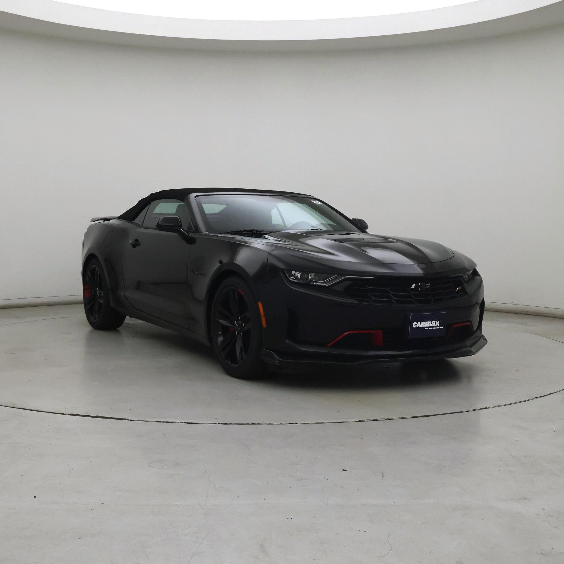 Black 2023 Chevrolet Camaro Convertible Rear-Wheel Drive Automatic