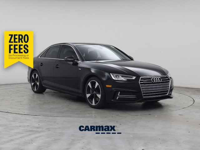 Black 2017 Audi A4 Sedan All-Wheel Drive Automatic