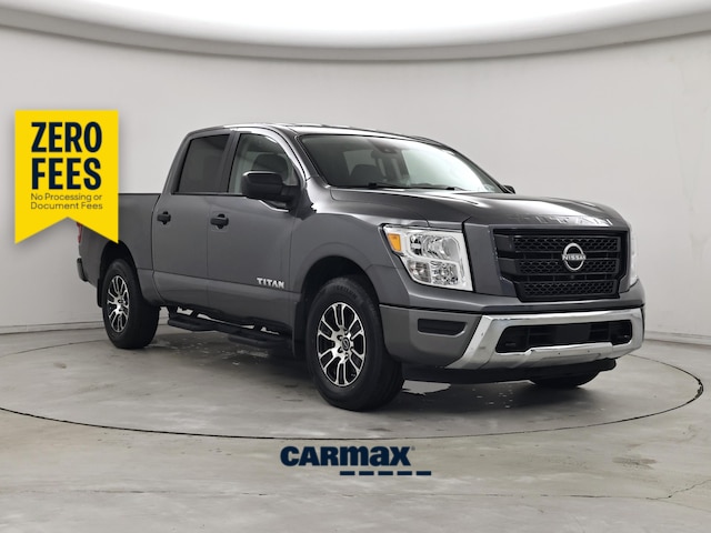 Gray 2024 Nissan Titan Pickup Truck Four-Wheel Drive Automatic