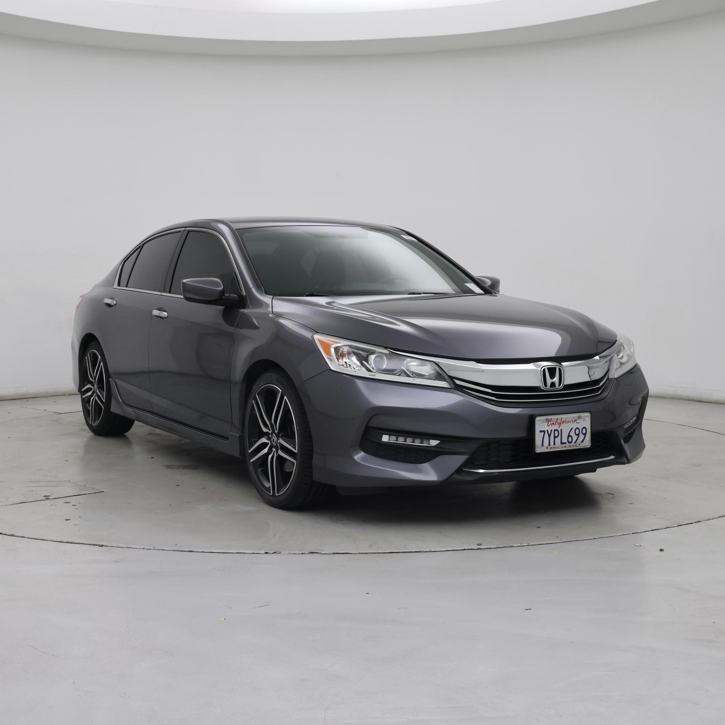 Gray 2017 Honda Accord Sedan Front-Wheel Drive Automatic
