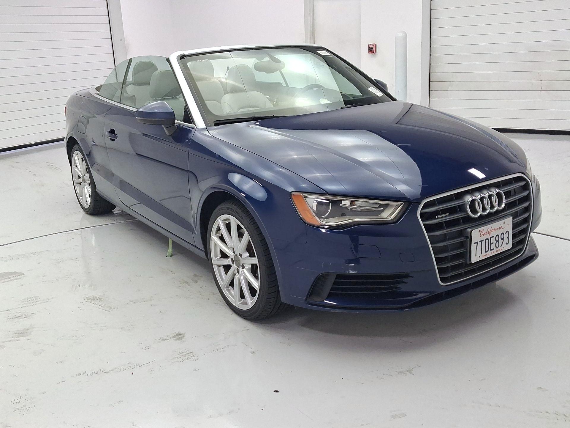 Blue 2015 Audi A3 Convertible All-Wheel Drive Automatic