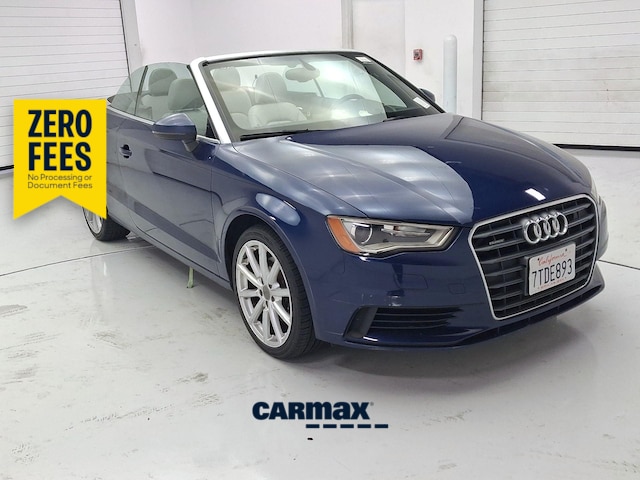 Blue 2015 Audi A3 Convertible All-Wheel Drive Automatic