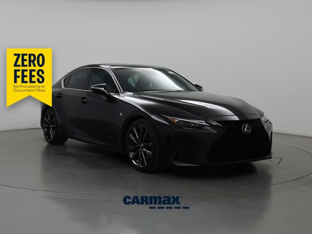 Black 2021 Lexus IS Sedan Rear-Wheel Drive Automatic