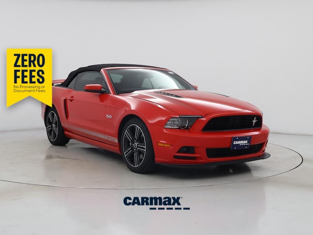 Red 2014 Ford Mustang Convertible Rear-Wheel Drive Automatic