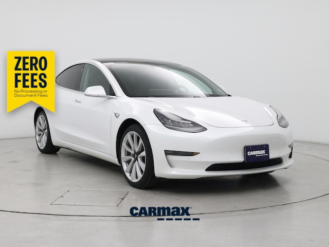 White 2019 Tesla Model 3 Sedan All-Wheel Drive Automatic