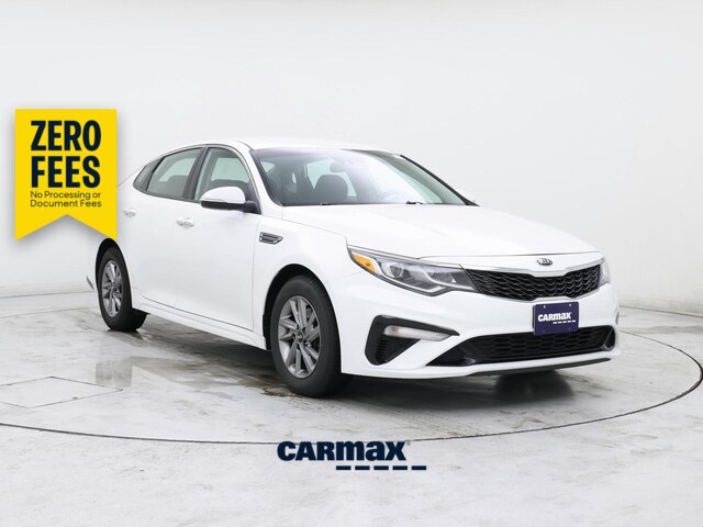 White 2019 Kia Optima Sedan Front-Wheel Drive Automatic