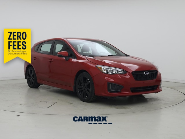 Red 2018 Subaru Impreza Hatchback All-Wheel Drive Automatic