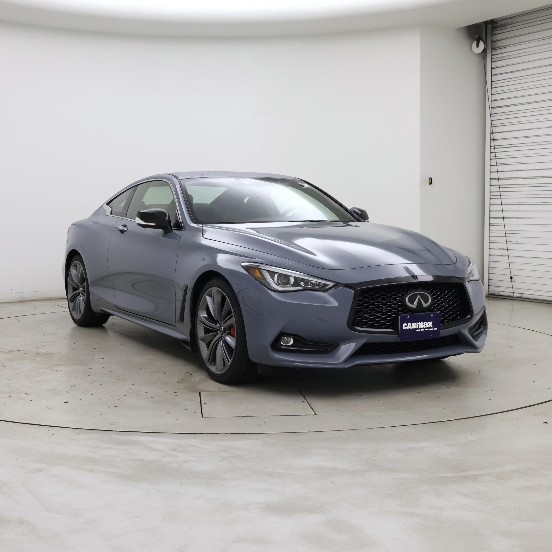 Blue 2021 INFINITI Q60 Coupe All-Wheel Drive Automatic