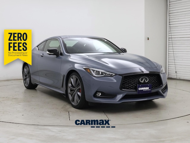 Blue 2021 INFINITI Q60 Coupe All-Wheel Drive Automatic
