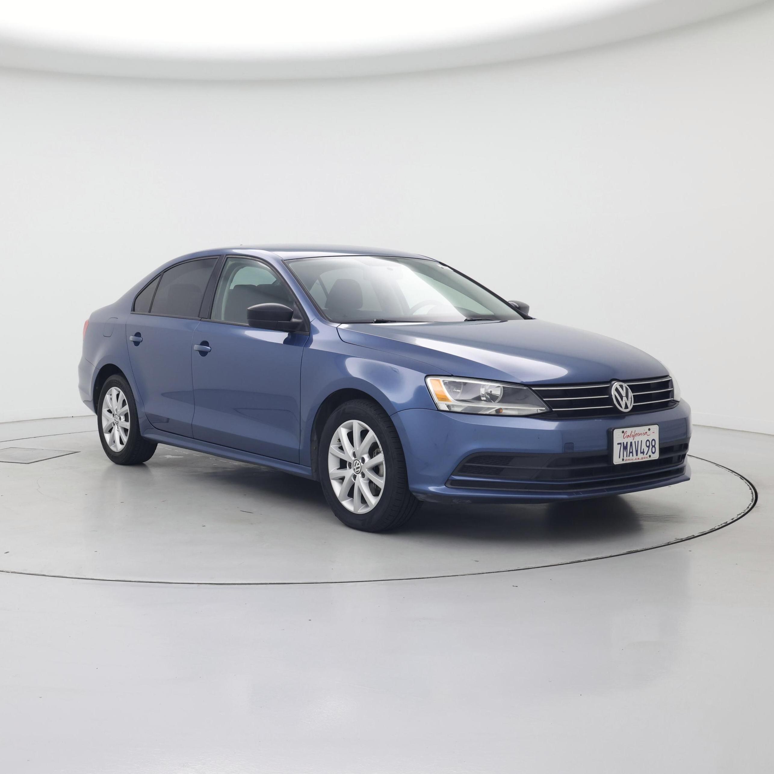 Blue 2015 Volkswagen Jetta Sedan Front-Wheel Drive Automatic