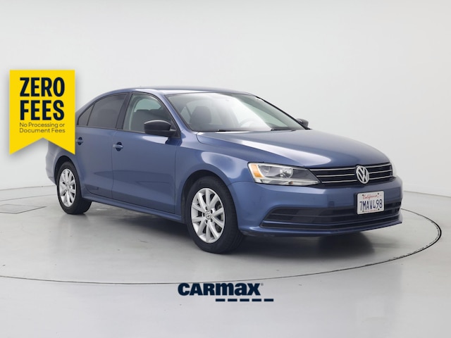 Blue 2015 Volkswagen Jetta Sedan Front-Wheel Drive Automatic