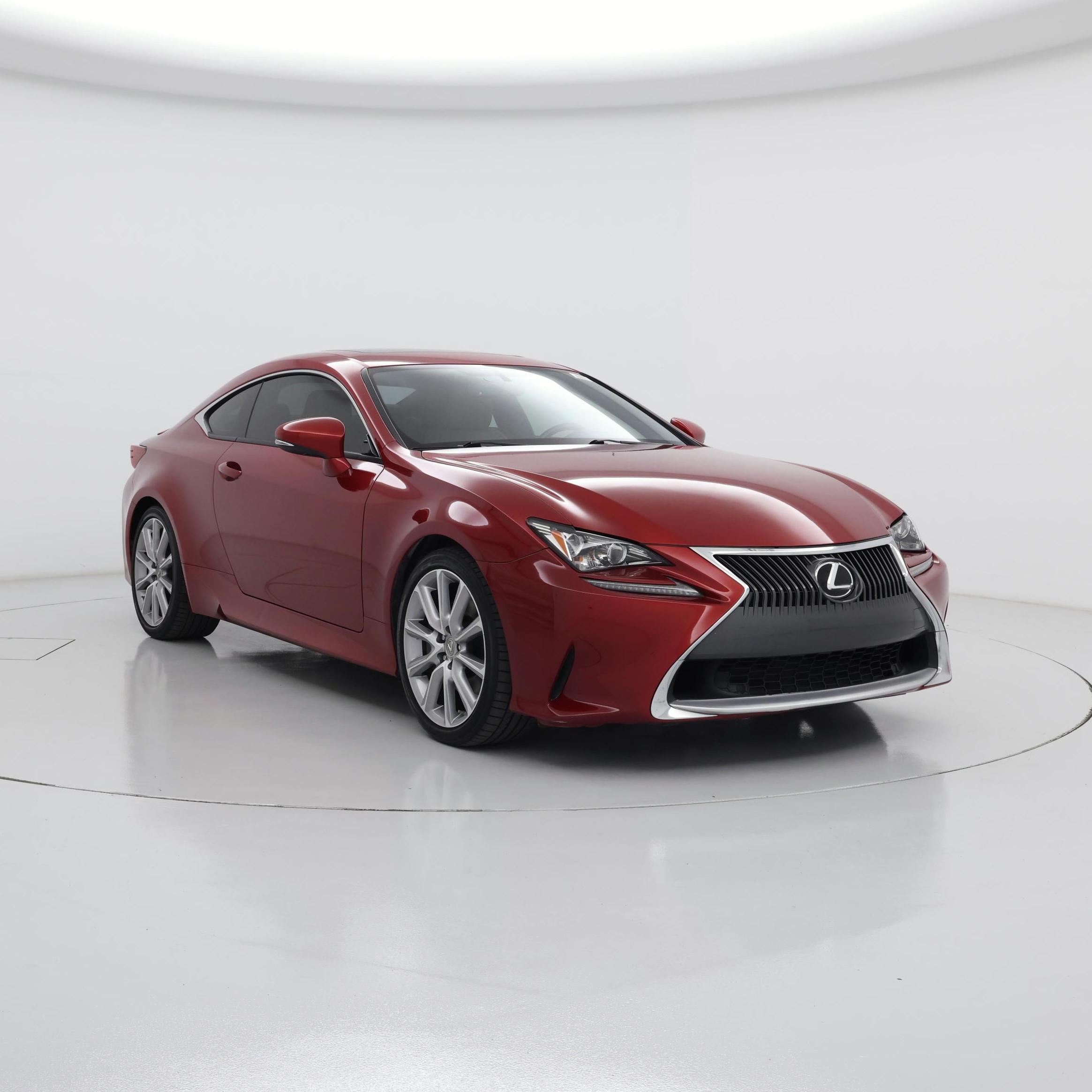 Red 2015 Lexus RC Coupe Rear-Wheel Drive Automatic