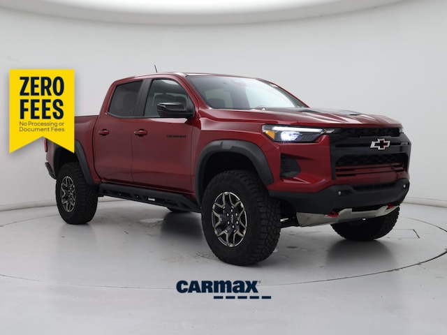 Red (Burgundy) 2024 Chevrolet Colorado Pickup Truck Four-Wheel Drive Automatic