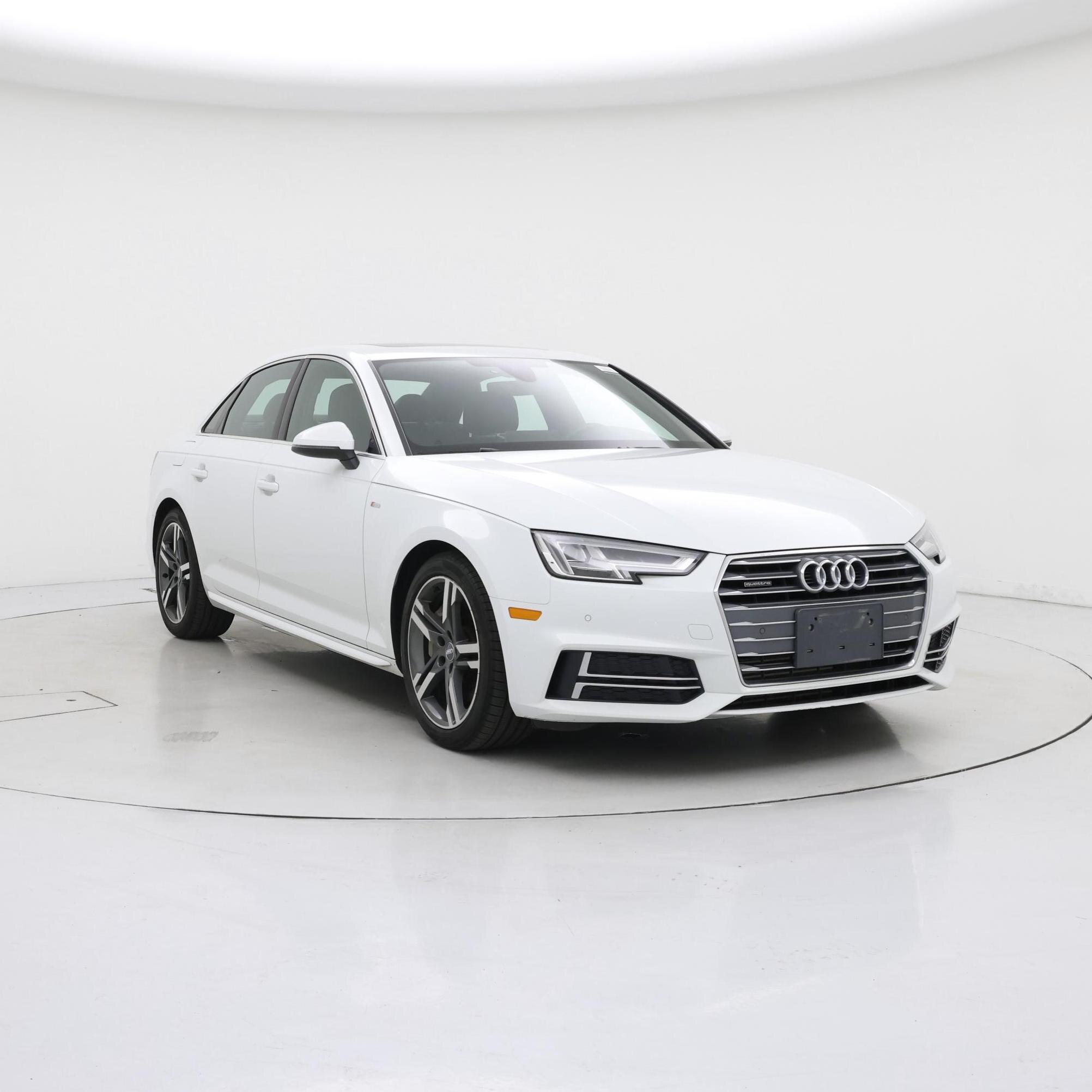 White 2018 Audi A4 Sedan All-Wheel Drive Automatic
