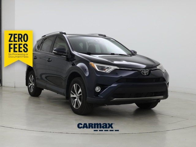 Blue 2018 Toyota RAV4 SUV / Crossover Front-Wheel Drive Automatic