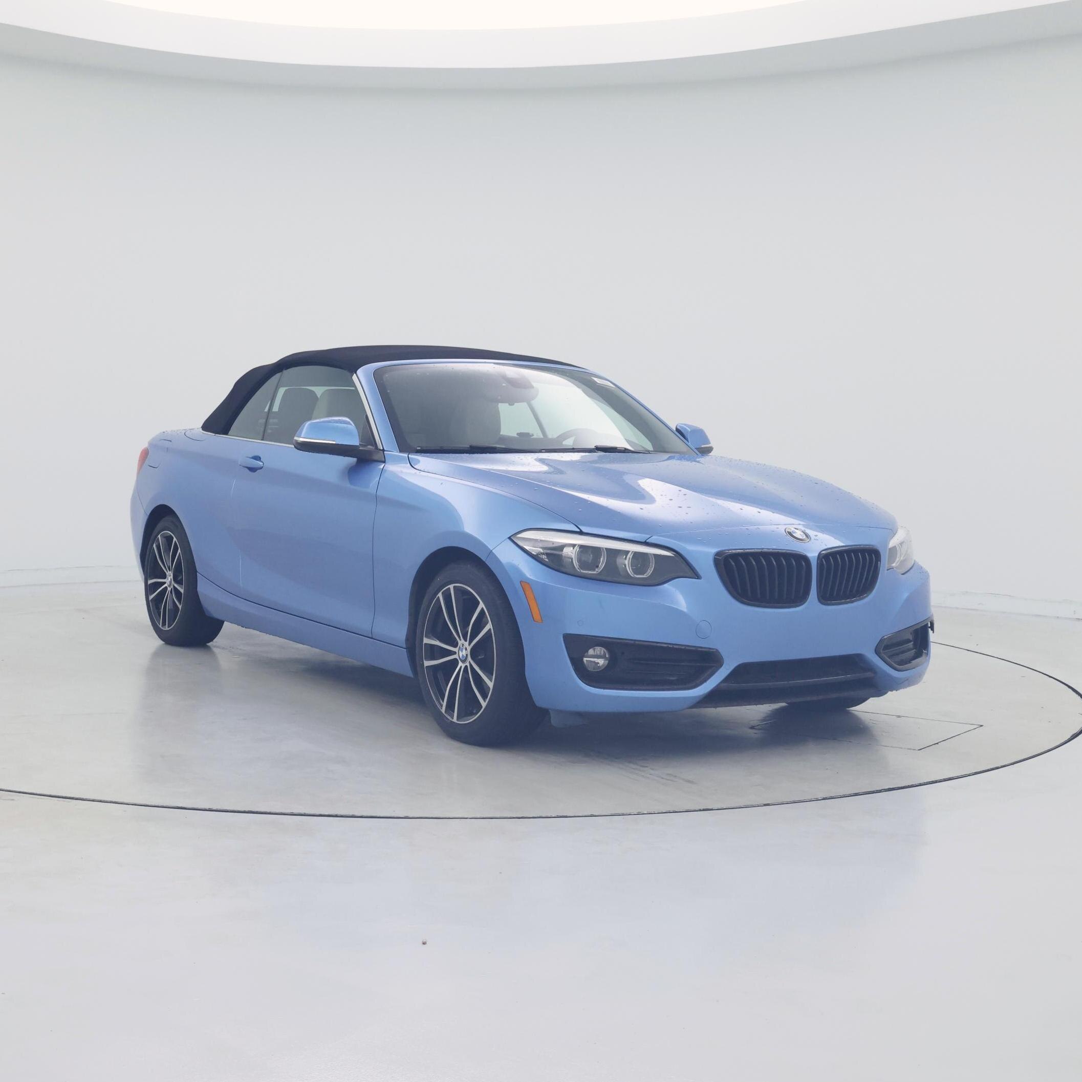 Blue 2020 BMW 2 Series Convertible Rear-Wheel Drive Automatic
