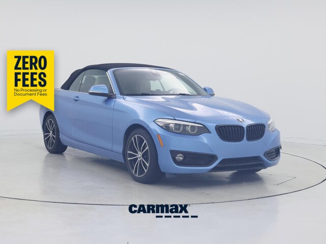Blue 2020 BMW 2 Series Convertible Rear-Wheel Drive Automatic
