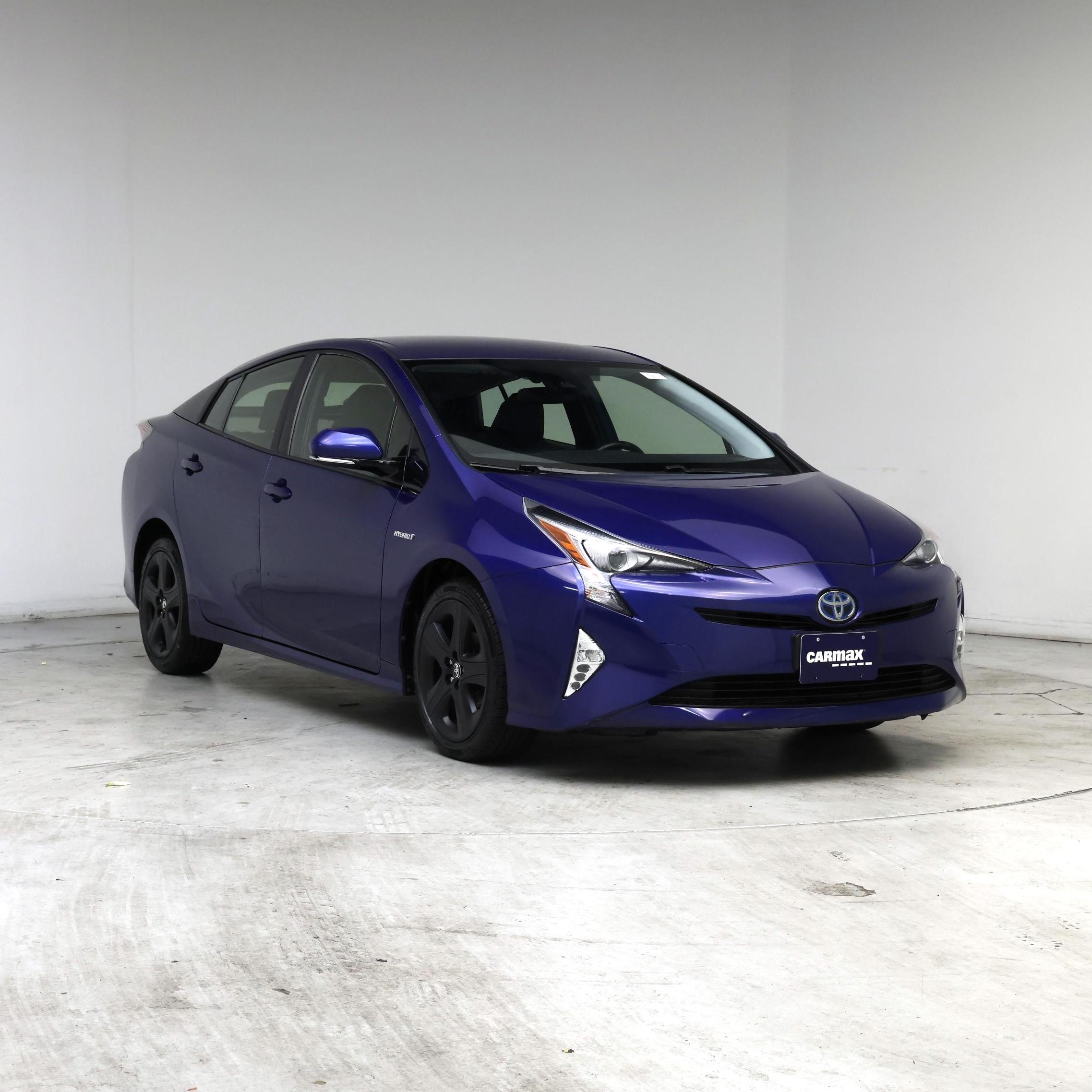 Blue 2016 Toyota Prius Hatchback Front-Wheel Drive Automatic